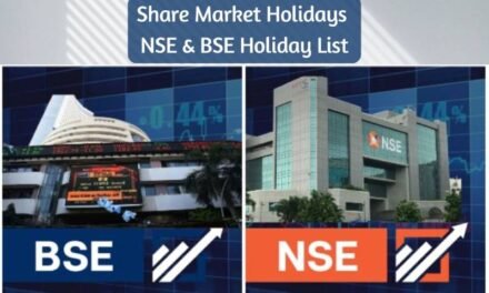 Important List of Share Market Holidays in 2026 – शेअर बाजार सुट्ट्या — गुंतवणूकदारांसाठी महत्त्वाची माहिती– NSE & BSE Holiday List